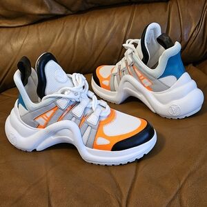 Women's Louis Vuitton Multicolor Archlight High-End Luxury Sneakers Size 5 US